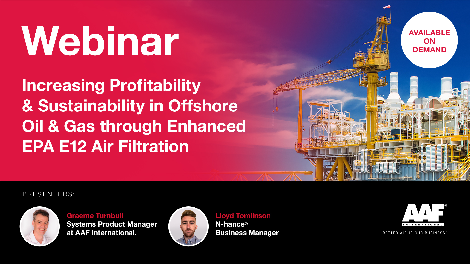 inar Offshore Oil & Gas EPA E12 Air Filtration